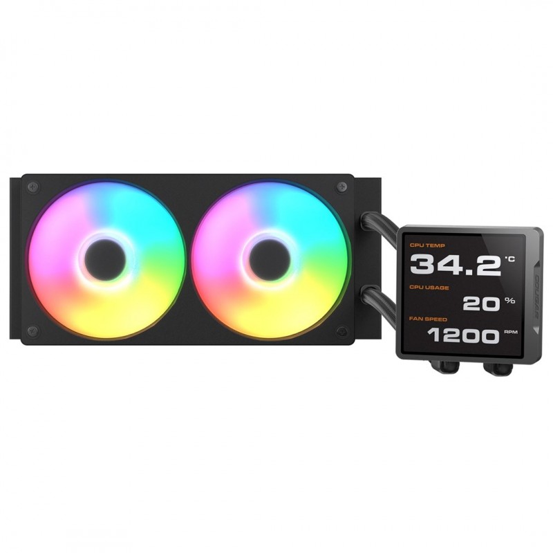 COUGAR CPU Water Cooling Poseidon Vistek Pro 240, ARGB, Black