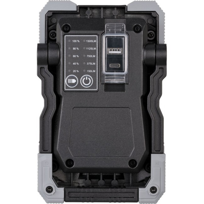 Brennenstuhl 1173100100 floodlight Black, Grey 15 W LED