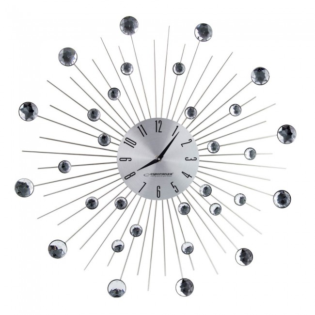 Esperanza EHC002 wall clock Mechanical wall clock Round Stainless steel Esperanza EHC002 wall clock Mechanical wall clock Round Stainless steel