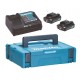 MAKITA POWER SUPPLY SET 12V 2x2,0Ah (BL1021Bx2+DC10SB) MAKPAC