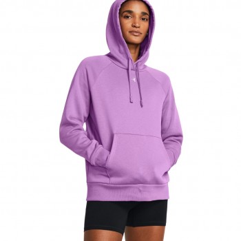 Under Armour Rival Fleece Hoodie Purple 1379500 560 M