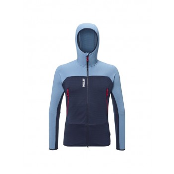 Bluza męska MILLET Fusion Grid Hoodie M niebieska - XL