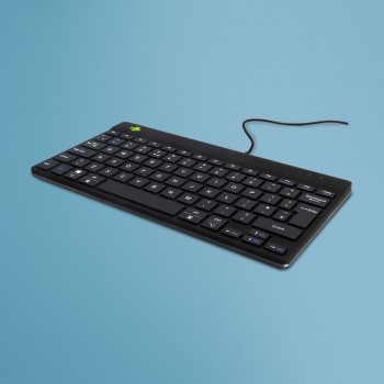 R-Go Tools Ergonomic keyboard R-Go Compact Break, compact keyboard with break software, QWERTY (UK), wired, black