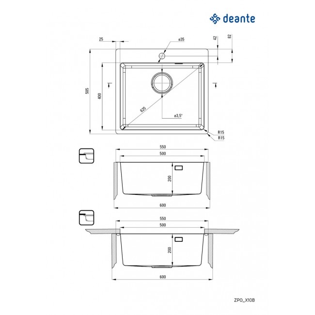 1-bowl steel sink