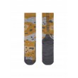BUFF Merino Lightweight Crew Sock LWC2 Umber Socks, Yellow L