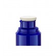 ROTPUNKT Glass vacuum flask, capacity 1.0 l, hyperblue (navy blue)
