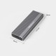 Qoltec 52267 Enclosure | SSD M.2 drive | SATA | NGFF| USB-C | Super speed | 2TB | Grey