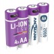 Ansmann 1312-0036 household battery Rechargeable battery AA Lithium-Ion (Li-Ion) Ansmann 1312-0036 household battery Rechargeable battery AA Lithium-Ion (Li-Ion)