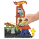 Hot Wheels City Super Recharge Fuel Station with 1:64 Scale Toy Car