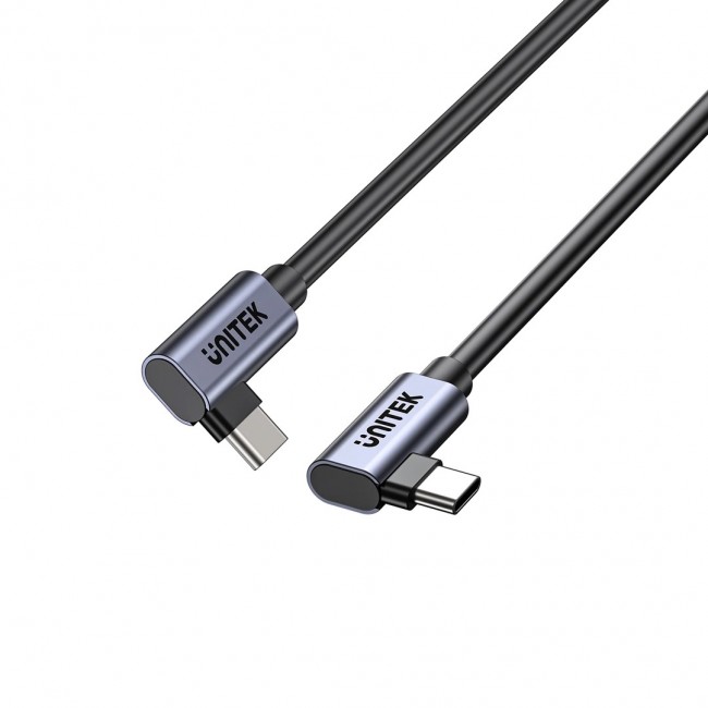 UNITEK C14147ABK01-0.5M - USB C 90 /90 PD 100W M/M 1M UNITEK C14147ABK01-0.5M - USB C 90 /90 PD 100W M/M 1M