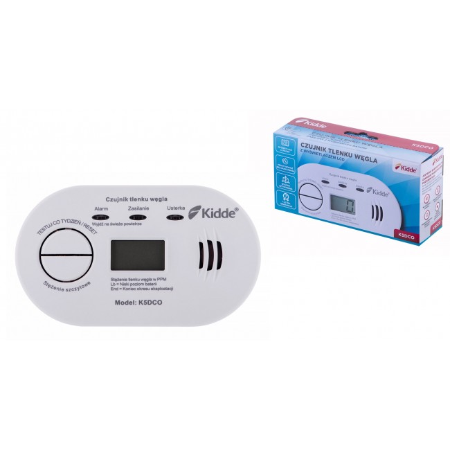 K5DCO KIDDE CARBON MONOXIDE AND CARBON MONOXIDE DETECTOR K5DCO KIDDE CARBON MONOXIDE AND CARBON MONOXIDE DETECTOR