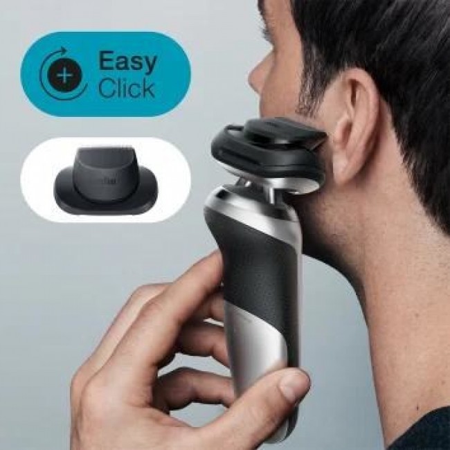 Braun Series 7 71-S7200cc Foil shaver Trimmer Black, Silver
