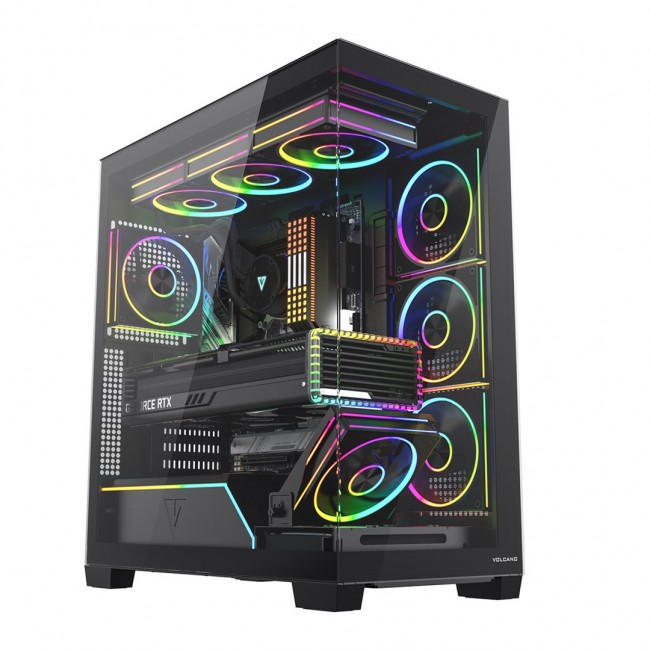 MODECOM VOLCANO STELLAR PLUS ARGB MIDI 8F BLACK