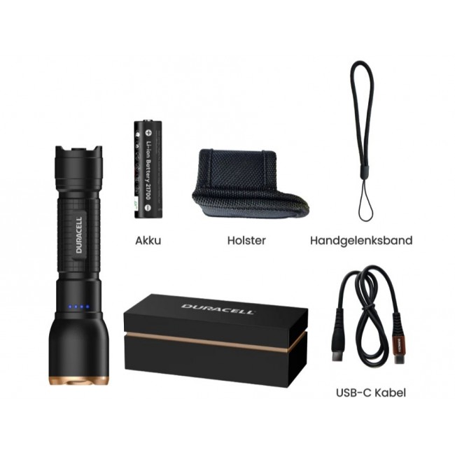 Duracell DF1500R Gift Box Flashlight black Duracell DF1500R Gift Box Flashlight black