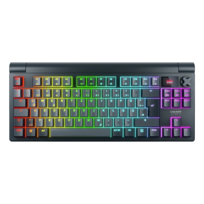 CHERRY XTRFY MX 8.3 TKL Wireless keyboard Gaming USB + RF Wireless + Bluetooth QWERTZ German Grey CHERRY XTRFY MX 8.3 TKL Wireless keyboard Gaming USB + RF Wireless + Bluetooth QWERTZ German Grey