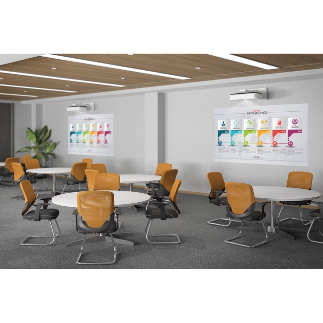 Epson EB-810E data projector Ultra short throw projector 5000 ANSI lumens 3LCD 1080p (1920x1080) White