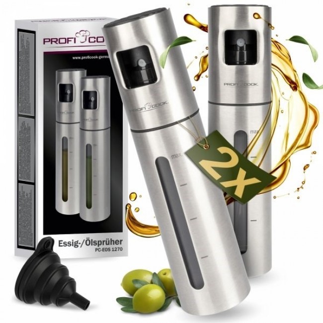 ProfiCook PC-EOS 1270 oil/vinegar dispenser 0.1 L Stainless steel ProfiCook PC-EOS 1270 oil/vinegar dispenser 0.1 L Stainless steel