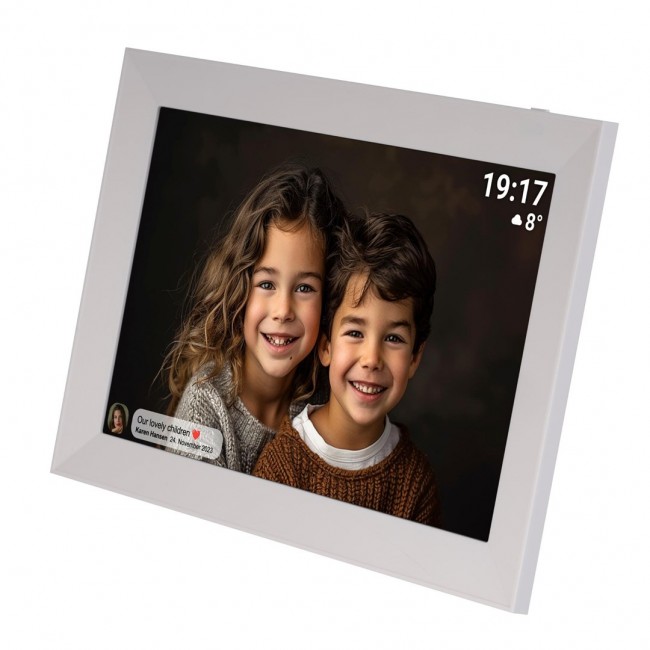 Denver PFF-1012 digital photo frame White 25.6 cm (10.1 Denver PFF-1012 digital photo frame White 25.6 cm (10.1