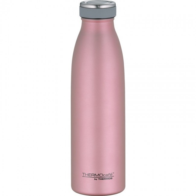 THERMOS 500 ml THERMOcaf thermos flask - pink and gold