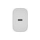 WALL CHARGER NATEC RIBERA 1X USB-C 20W WHITE