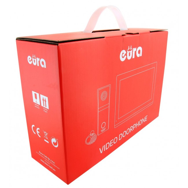 WIDEODOMOFON EURA VDP-99C5 czarny, WiFi, RFID, TUYA WIDEODOMOFON EURA VDP-99C5 czarny, WiFi, RFID, TUYA