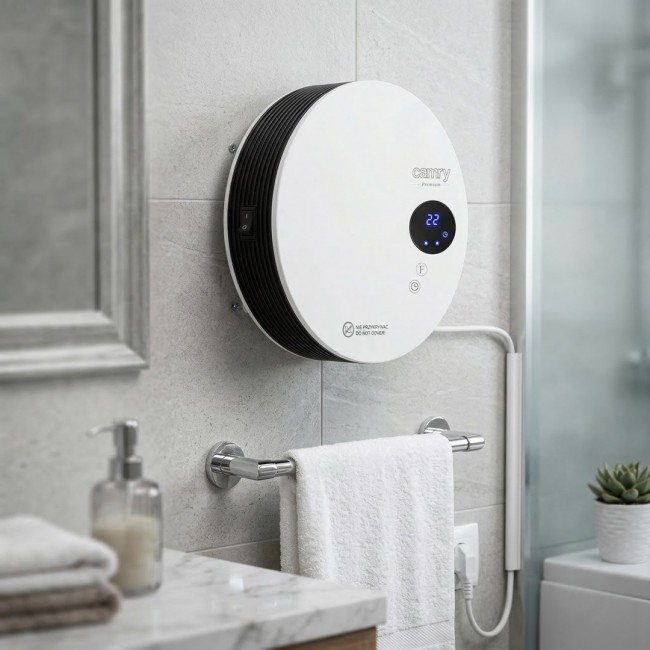 Camry | CR 7747 | Bathroom heater | 2000 W | Number of power levels 2 | White | IPX 2
