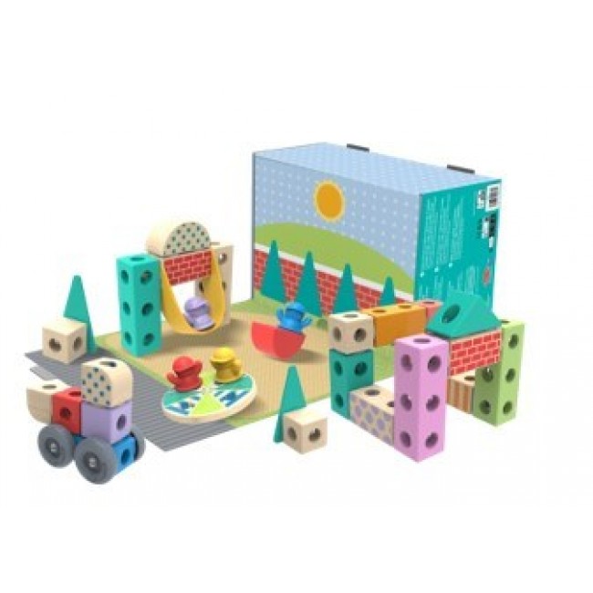 Melissa & Doug MDT BBN Blockables Town Pyst GML
