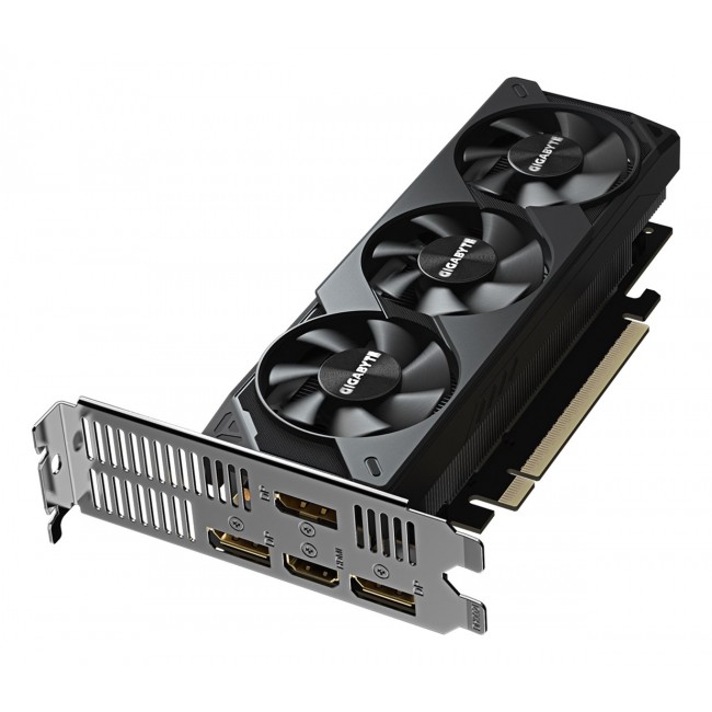 GIGABYTE GeForce RTX 5060 OC Low Profile 8G Graphics Card - 8GB GDDR7, 128bit, PCI-E 5.0, 2512 MHz Core Clock, 3 x DisplayPort, 1 x HDMI, GV-N5060OC-8GL