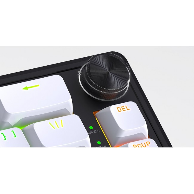 HATOR Skyfall Wireless 80 keyboard Gaming USB + RF Wireless + Bluetooth QWERTY US English Black, White