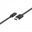 UNITEK Y-C474BK USB cable USB 3.2 Gen 1 (3.1 Gen 1) 1 m USB A USB C Black