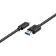 UNITEK Y-C474BK USB cable USB 3.2 Gen 1 (3.1 Gen 1) 1 m USB A USB C Black UNITEK Y-C474BK USB cable USB 3.2 Gen 1 (3.1 Gen 1) 1 m USB A USB C Black
