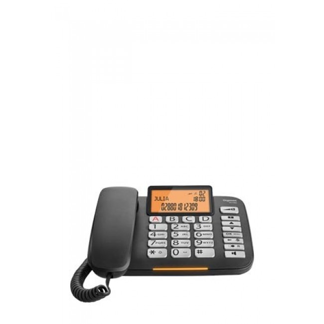 Gigaset DL580 Analog telephone Caller ID Black
