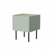 Cama Bedside table, 2 pcs. FELLINI 40x41x60 olive + oiled oak top Cama Bedside table, 2 pcs. FELLINI 40x41x60 olive + oiled oak top