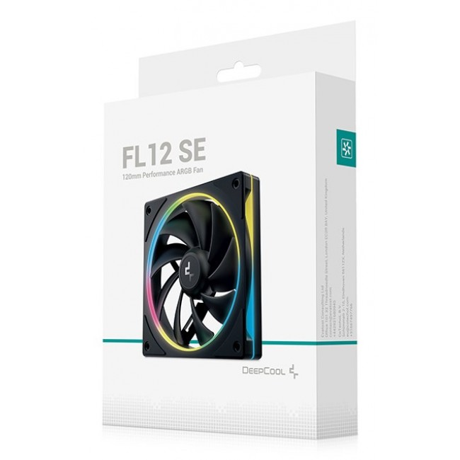 DeepCool FL12 SE Computer case Fan 12 cm Black 1 pc(s) DeepCool FL12 SE Computer case Fan 12 cm Black 1 pc(s)