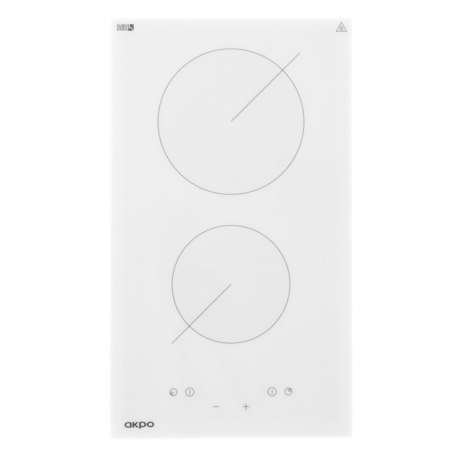 Ceramic hob AKPO PKA 30 830/2 white Ceramic hob AKPO PKA 30 830/2 white