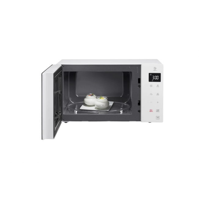 LG MS 23 NECBW, Over the range, Solo microwave, 23 L, 1000 W, Touch, Black, White