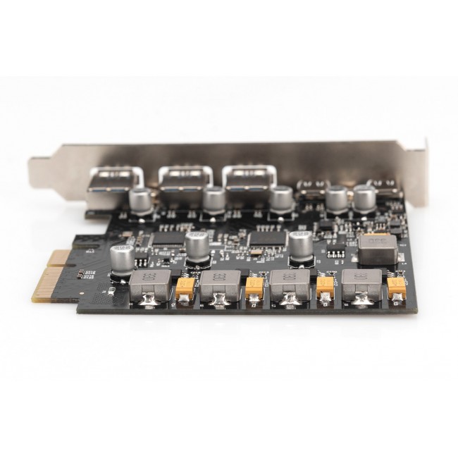 Digitus PCIe card 2x USB-C + 3x USB A