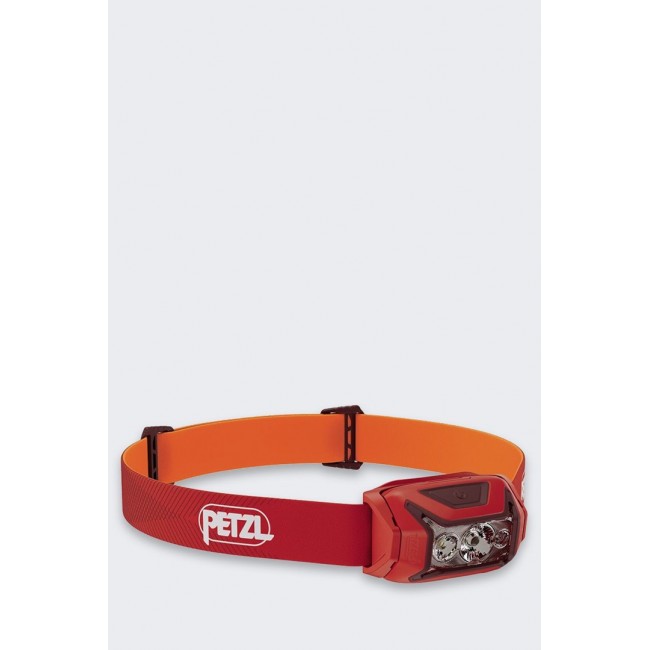 Petzl Actik Red Headband flashlight LED