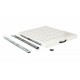 Equip Sliding Shelf 19', 1U, 800MM, Grey