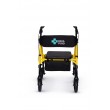 Four-wheel Rehabilitation Walker Marsylia, Yellow RF-617/ REHAFUND