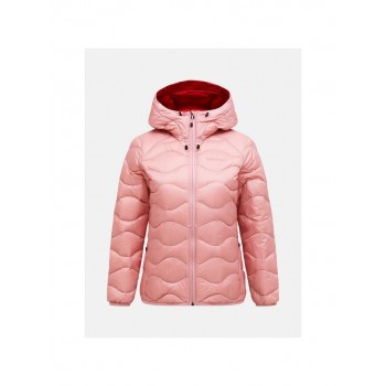 Kurtka damska puchowa PEAK PERFORMANCE W Helium Down Hood Jacket kolor r owy - M