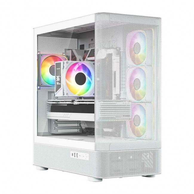 MODECOM Volcano Volcano AQ300 ARGB Midi White