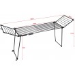 PROMIS MONZA clothes dryer, extendable + 2 wings, large, black