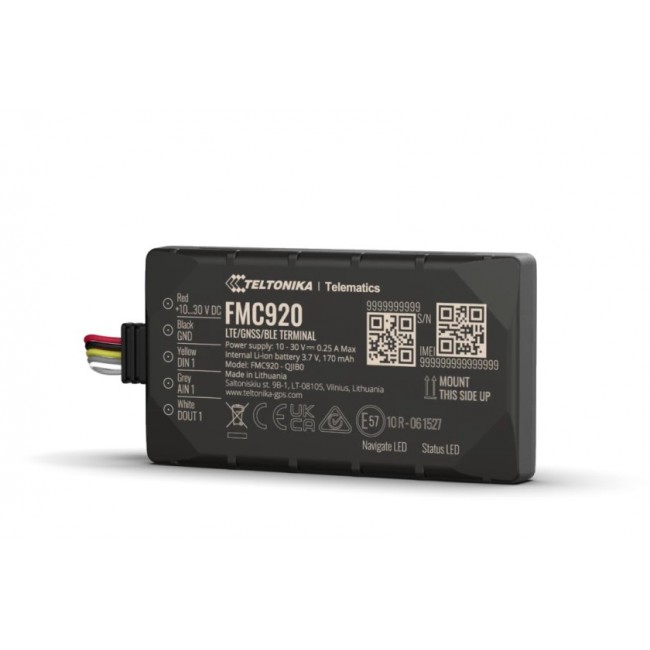 Teltonika FMC920 4G LTE CAT 1 TRACKER Teltonika FMC920 4G LTE CAT 1 TRACKER
