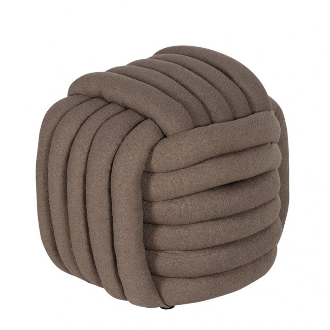 STOOL HS-NP16-2 BROWN 45X45X45CM