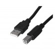 Lanberg CA-USBA-10CC-0018-BK USB cable USB 2.0 1.8 m USB B Black Lanberg CA-USBA-10CC-0018-BK USB cable USB 2.0 1.8 m USB B Black
