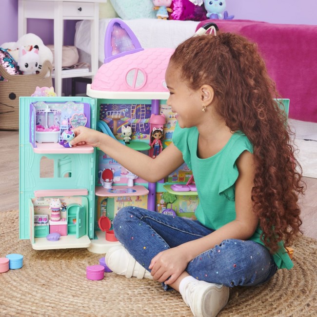 Gabby's Dollhouse Primp and Pamper Bathroom with MerCat Figure, 3 Accessories, 3 Furniture and 2 Deliveries, Kids Toys for Ages 3 and up Gabby's Dollhouse Primp and Pamper Bathroom with MerCat Figure, 3 Accessories, 3 Furniture and 2 Deliveries, Kids Toys for Ages 3 and up