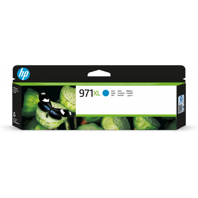 HP 971XL High Yield Cyan Original Ink Cartridge HP 971XL High Yield Cyan Original Ink Cartridge