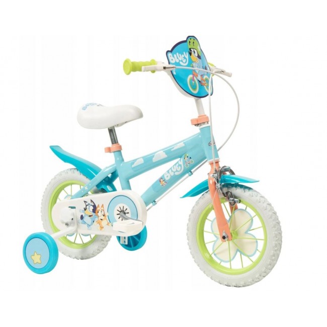 TOIMSA children's bicycle Bluey 12 Blue and lime blue