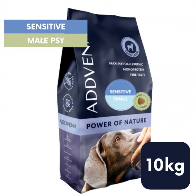ADDVENA Power of Nature Adult Sensitive Small Lamb - dry dog food - 10kg ADDVENA Power of Nature Adult Sensitive Small Lamb - dry dog food - 10kg